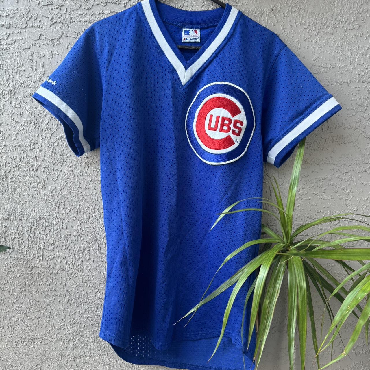 Vtg Majestic Chicago Cubs Embroidered Jersey Made. Depop