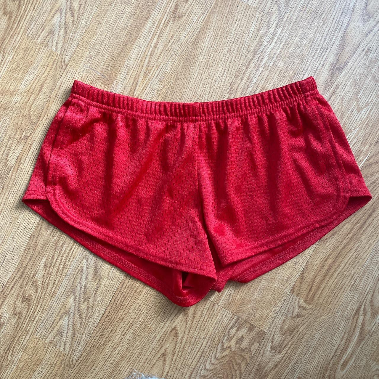 vintage red shorts Depop
