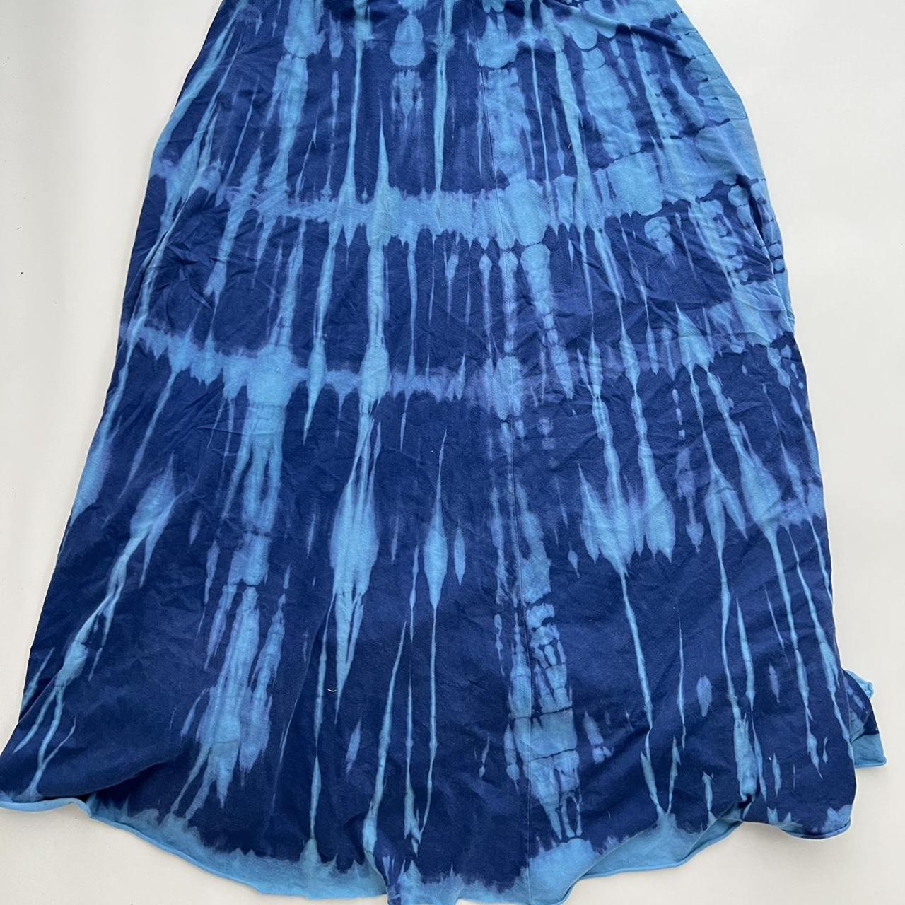 Tryst tie dye long blue maxi skirt #boho #hippie... - Depop