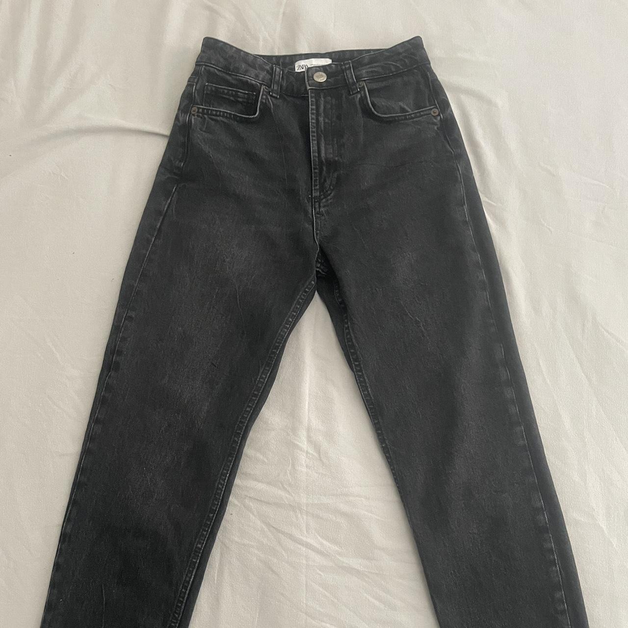 ZARA black jeans High waisted EU size 36... - Depop