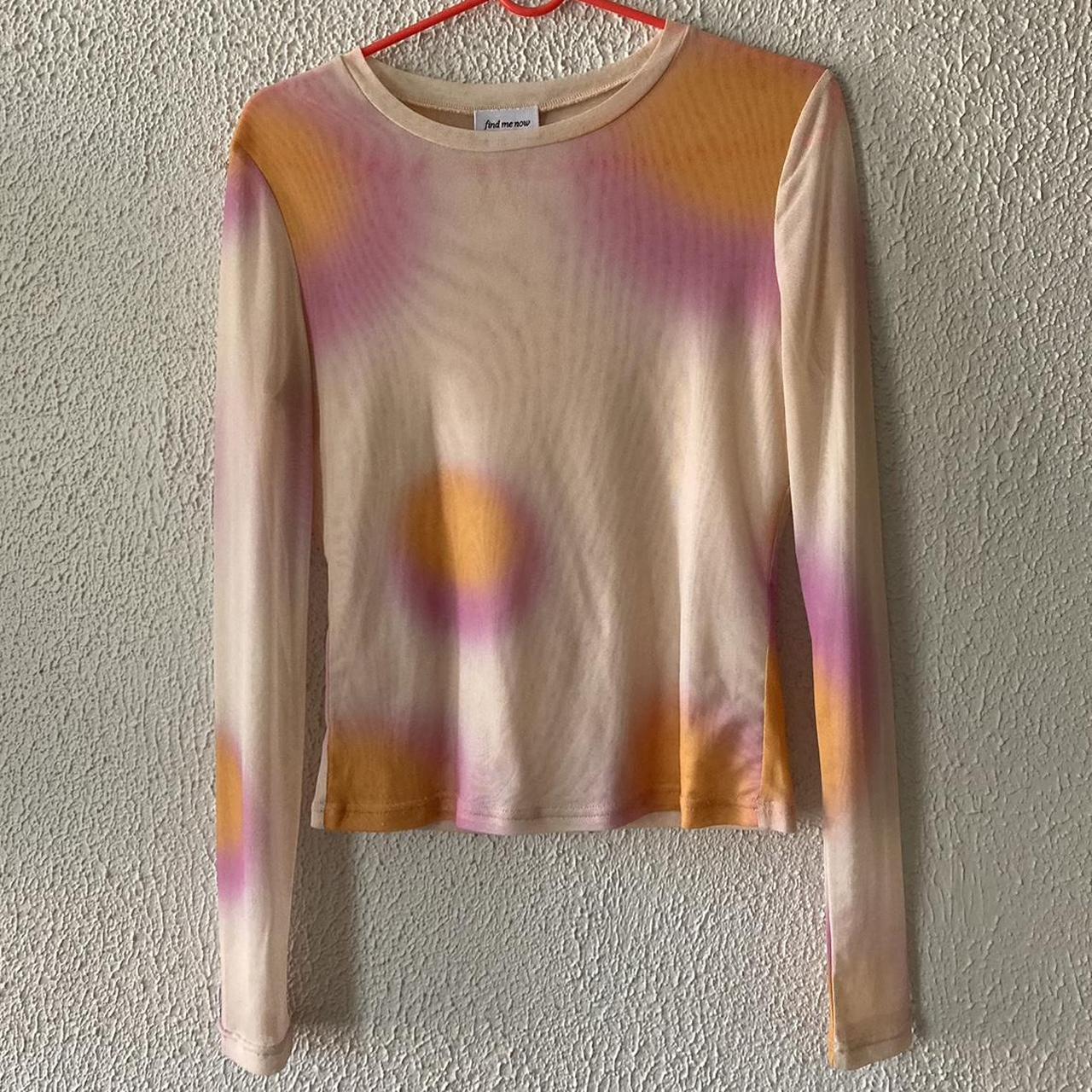 Lisa Says Gah Women's Cream and Pink Blouse