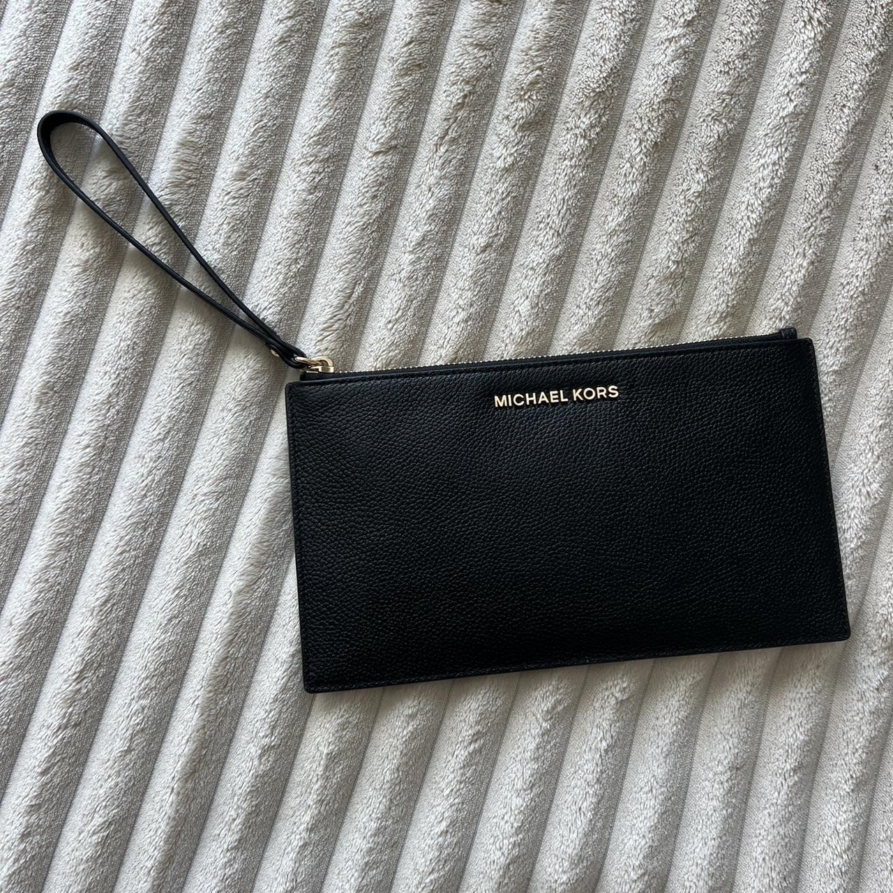 michael kors zip clutch wristlet never used new no. Depop