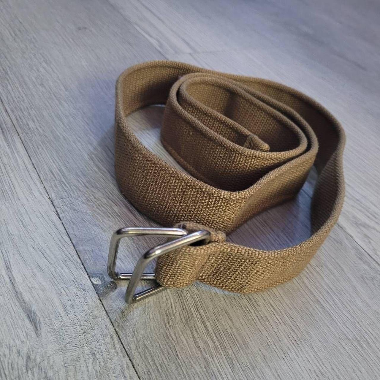 Reel Point Shelter Island Belt Canvas Leather Trim - Depop