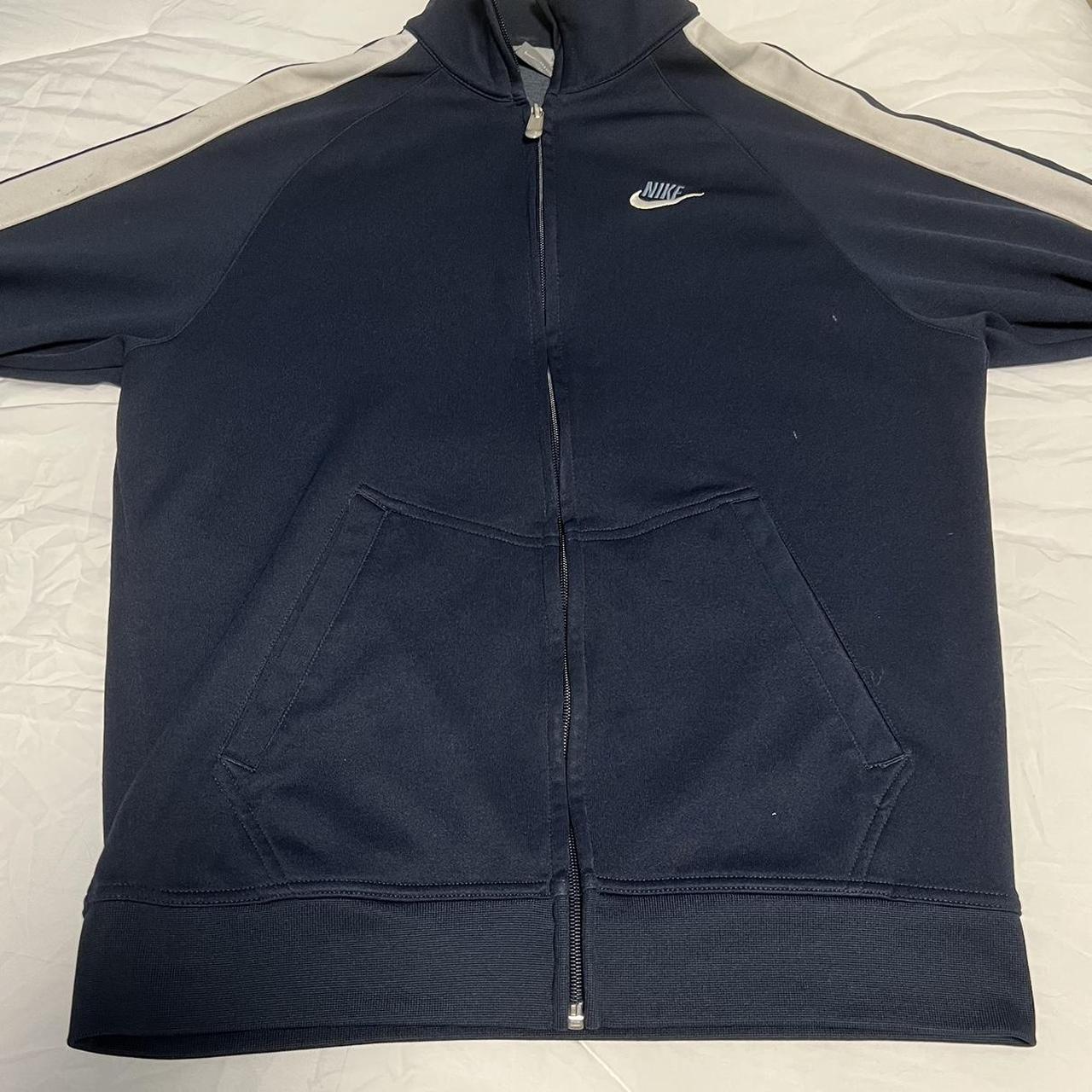 Gray Tag Nike Zip Up Jacket Size... Depop