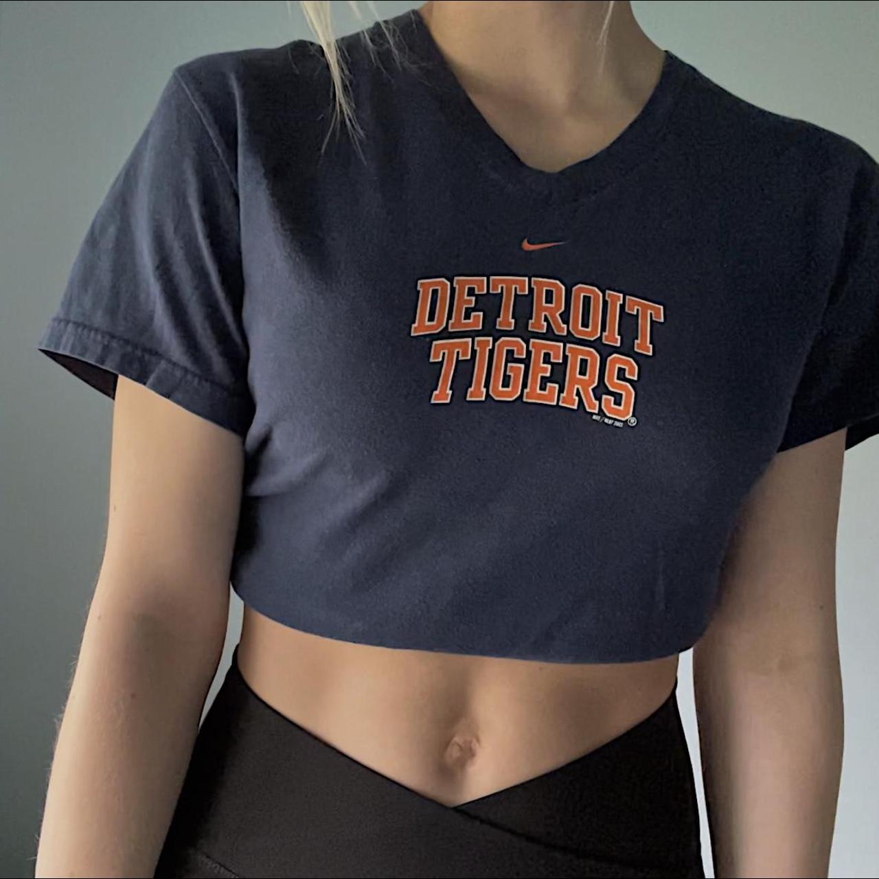 Vintage Nike Detroit Tigers tee - size XL - Depop