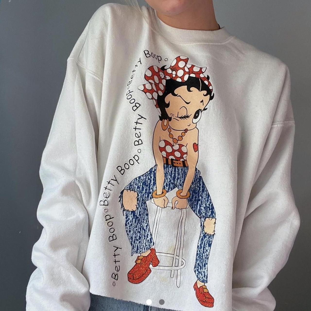 90s Betty Boop Oopsession for men Tシャツ M Vintage 90s Betty Boop Oopsession For Men T-shirt - TokoPyramid
