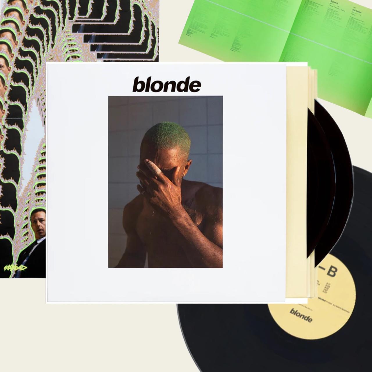 frank ocean - blonde 2022 restock vinyl... - Depop