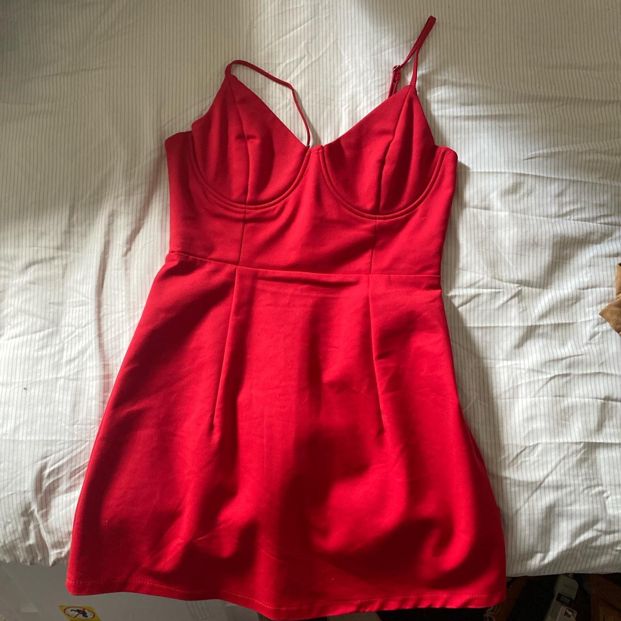 Princess Polly Women's Red Dress | Depop