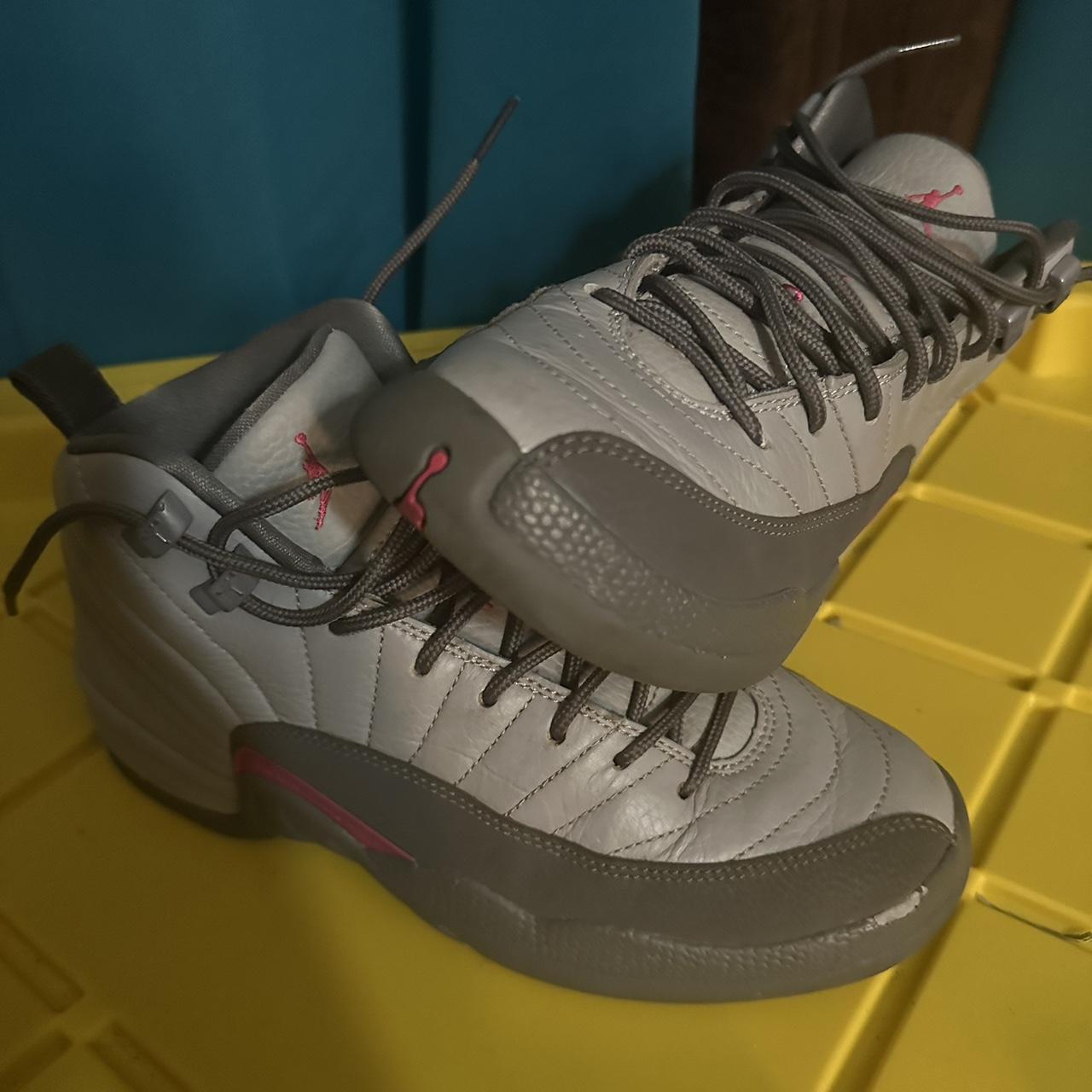 Jordans 12 Grey And Pink Medium Picture Air Jordan 12 Retro Wolf