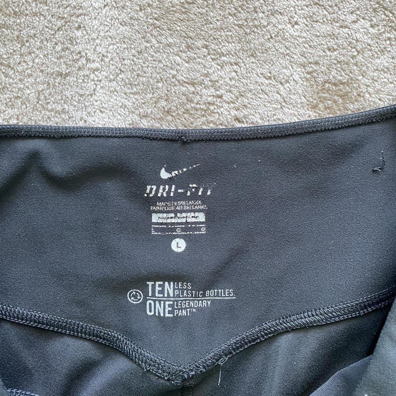 Nike Ten One Black Flare Yoga Pants Size large,... Depop