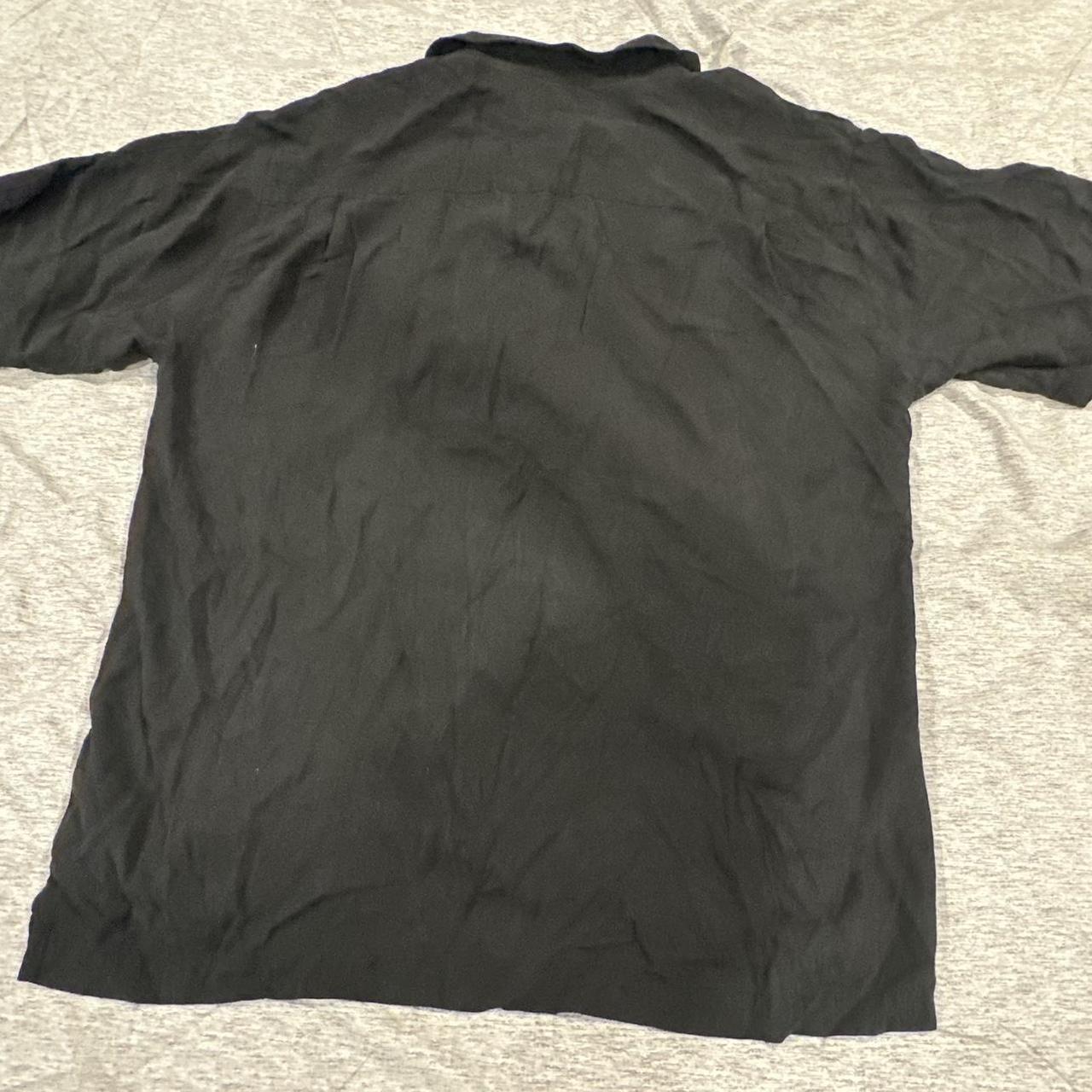Black Tommy Bahama Button Up 100% Silk - Depop