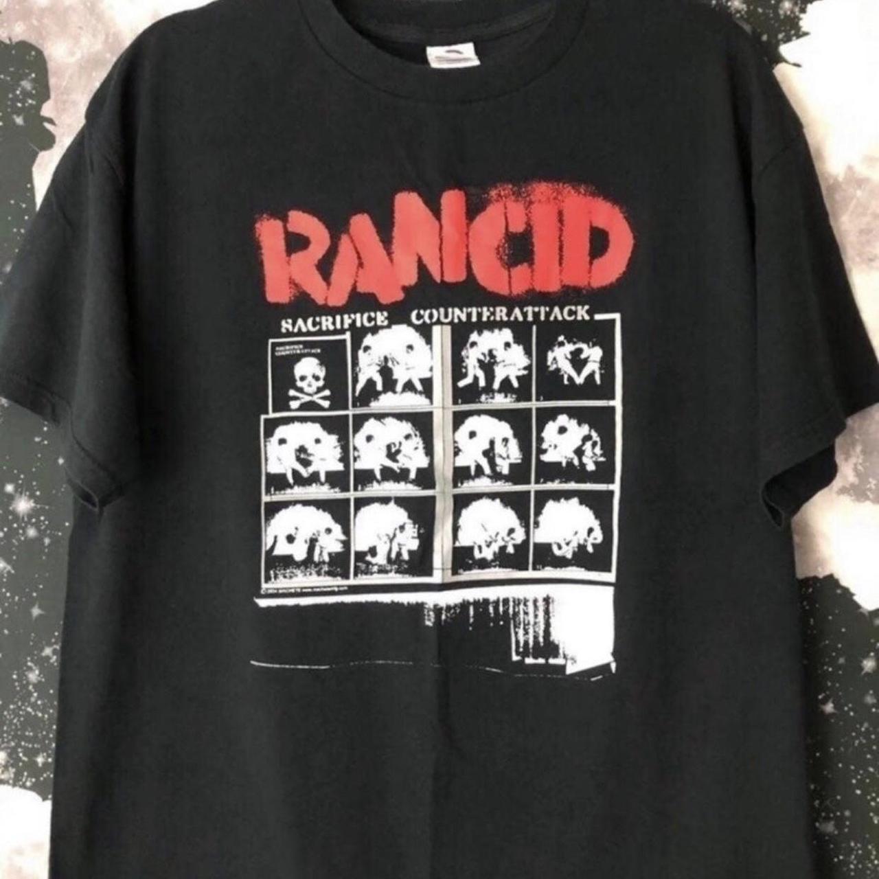 Rancid album shirt, color is black with front... - Depop