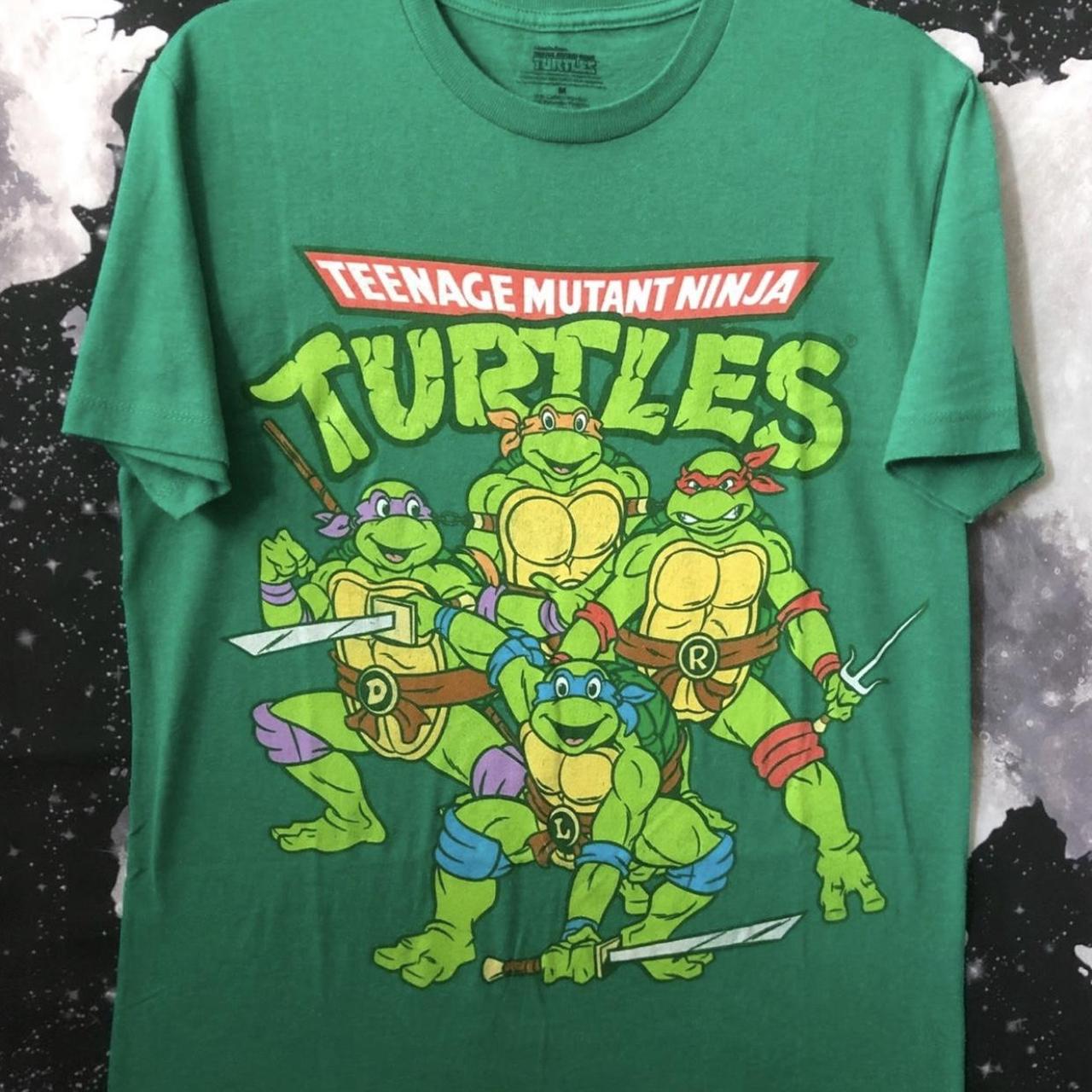 Vintage Black TMNT Teenage Mutant Ninja Turtles - Depop