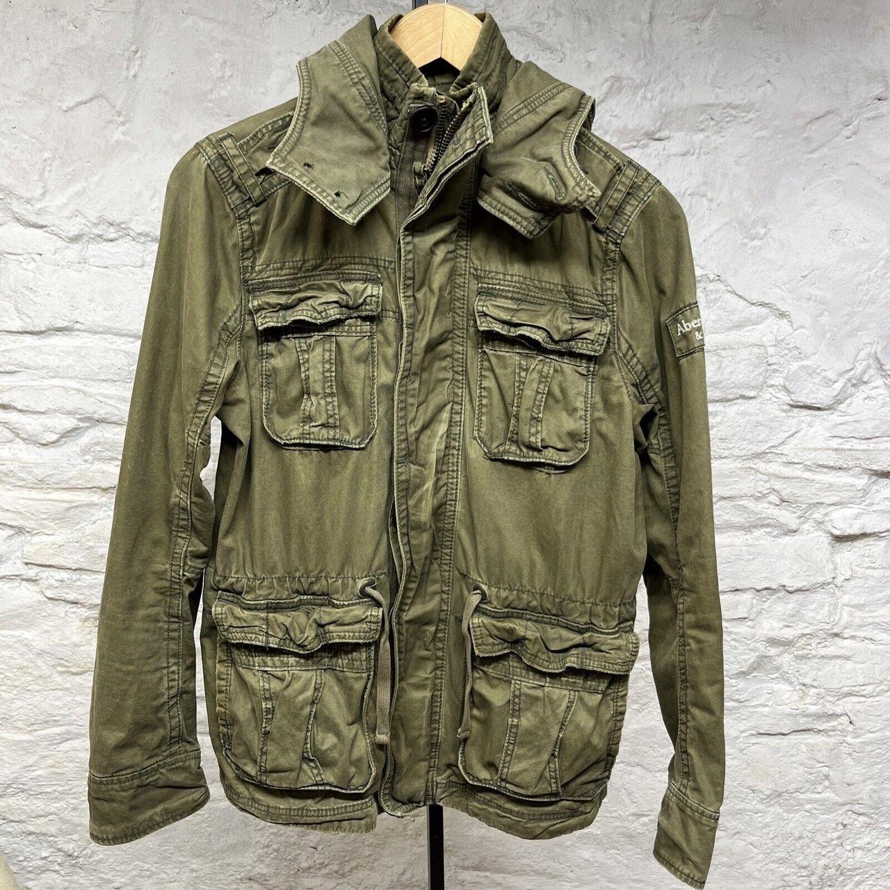 Abercrombie Fitch Military Utility Jacket Mens. Depop