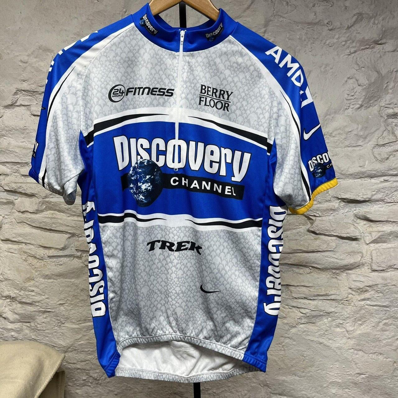 Discovery channel retailer cycling jersey