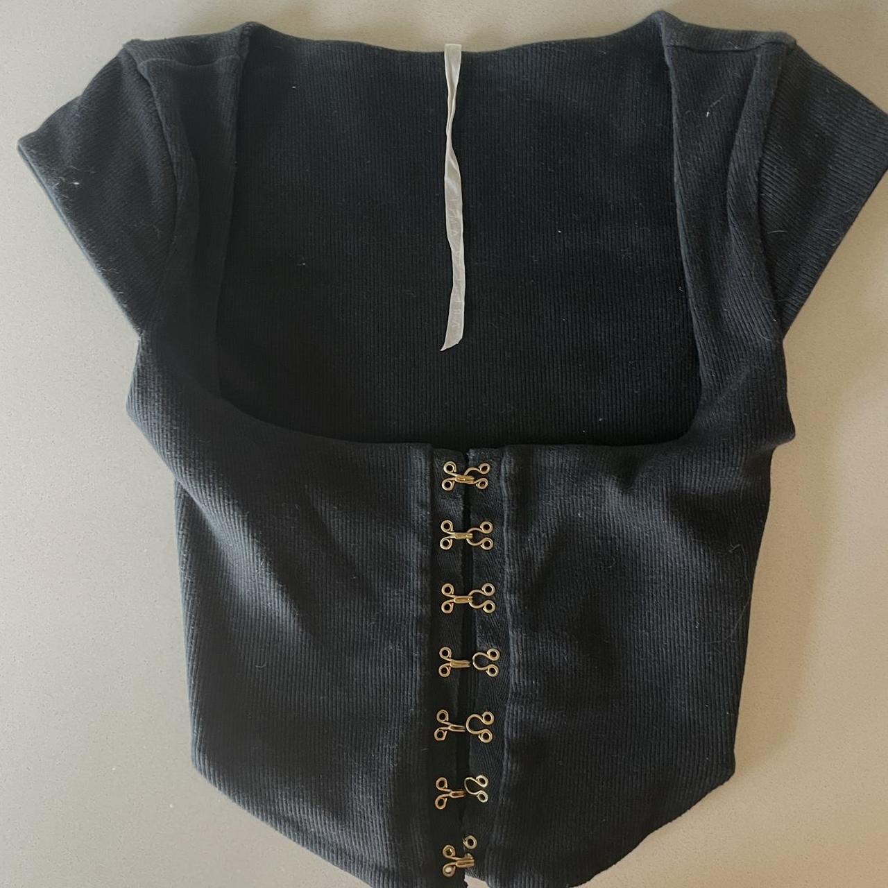 Are you am I corset clasp front top XS Depop