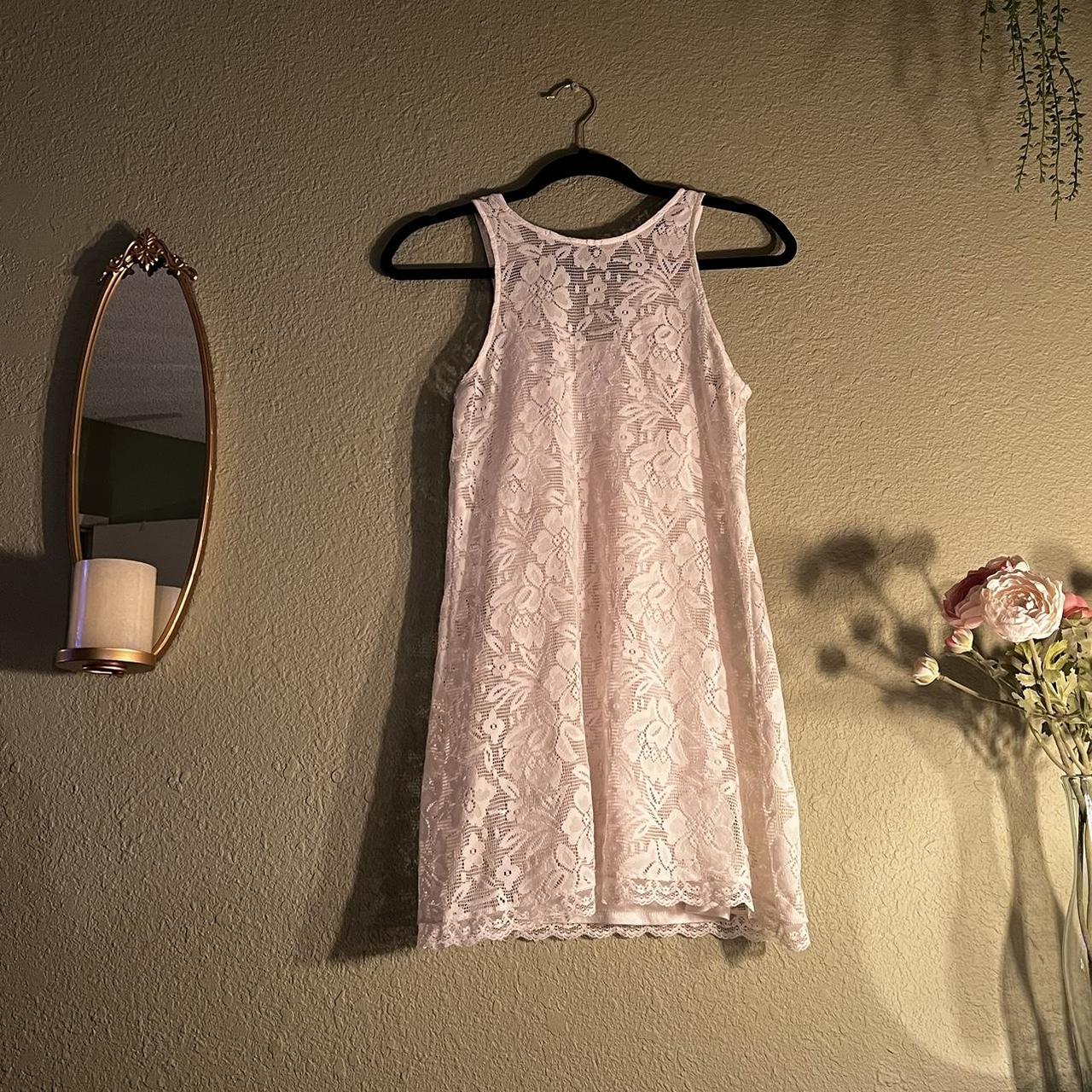 Hollister white lace outlet dress