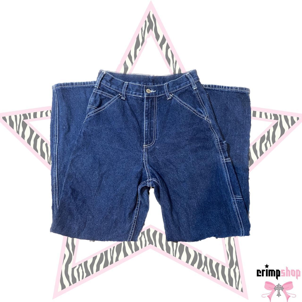 Brandy Melville Talia Dark Wash Carpenter... Depop