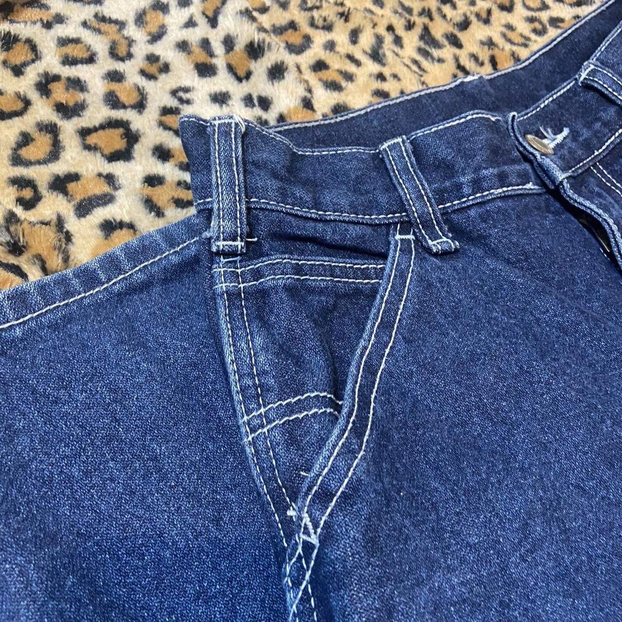 Brandy Melville Talia Dark Wash Carpenter... Depop