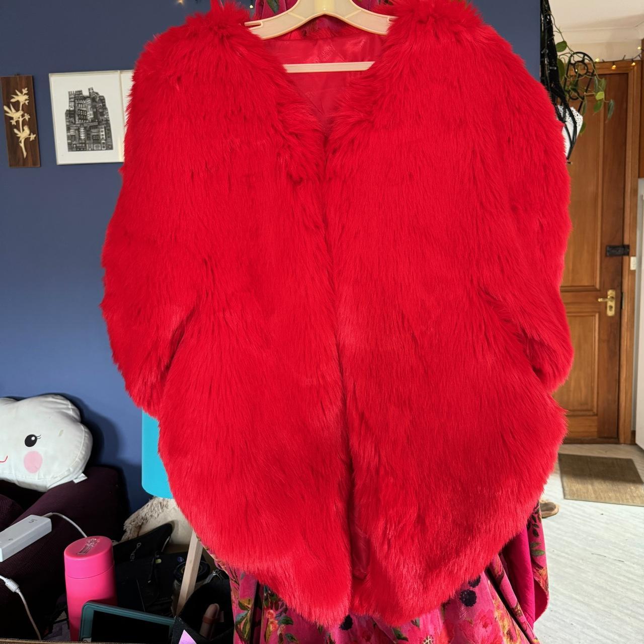 Heart shaped fur coat best sale