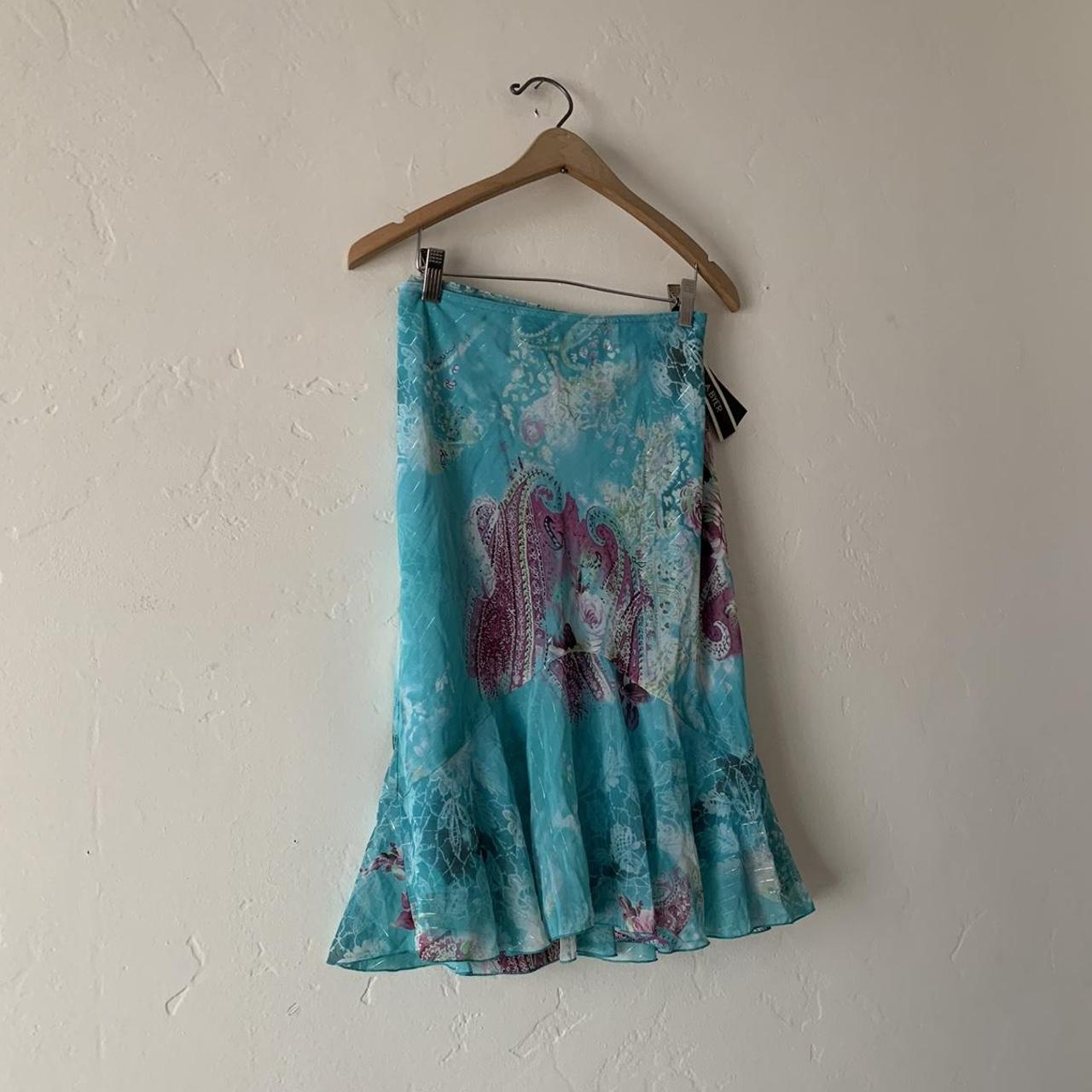 Women's Blue and Purple Skirt | Depop