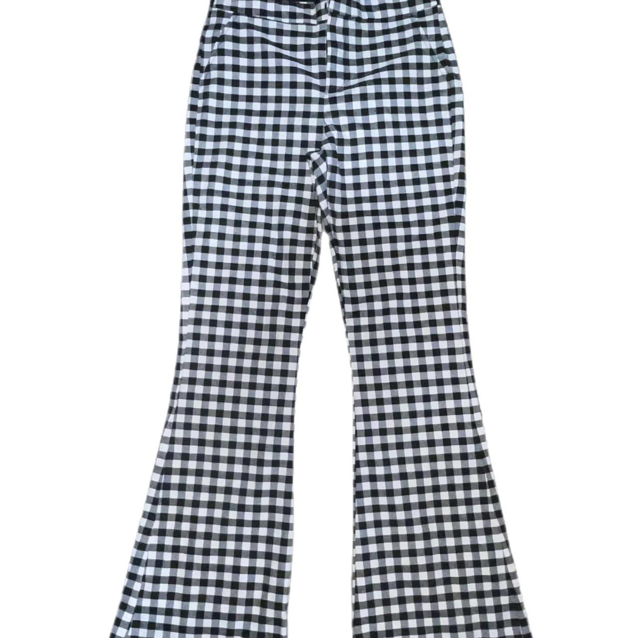 Checkerboard Bell Bottoms Size M Super... - Depop