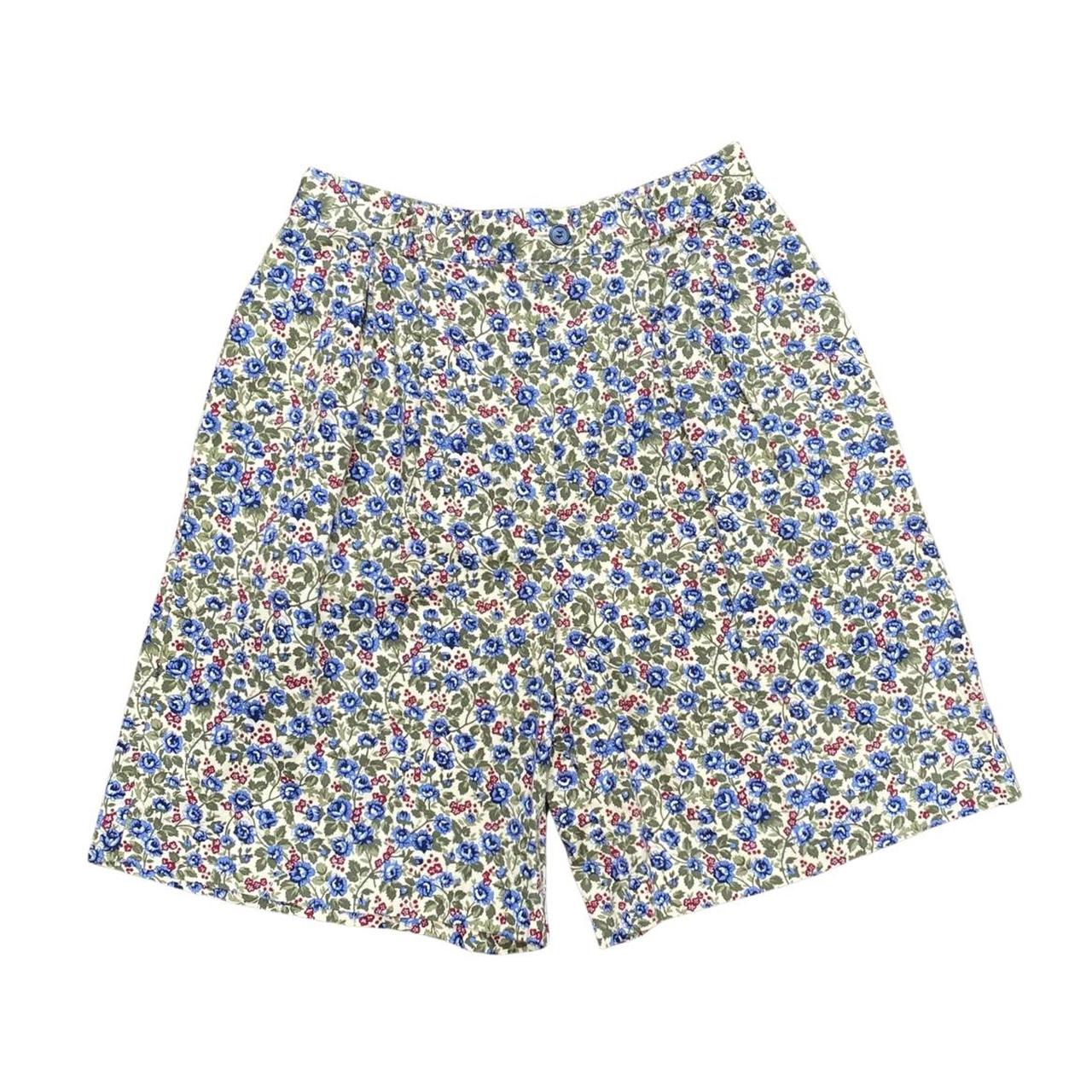 Patterned Cotton Shorts - Yellow/leopard print - Ladies