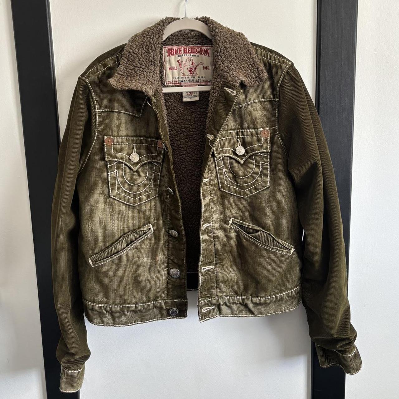 True religion corduroy jacket cheap