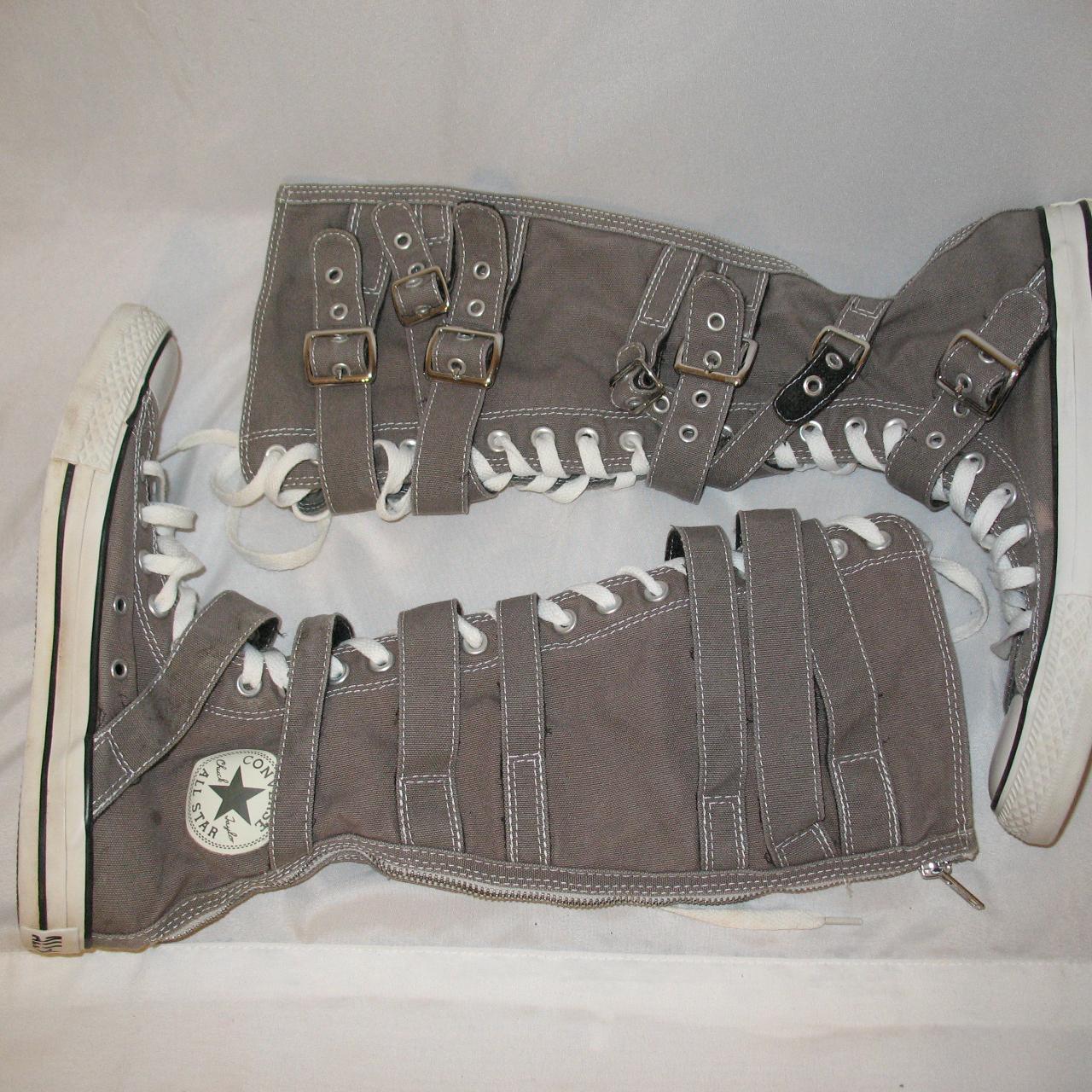 grey converse womens