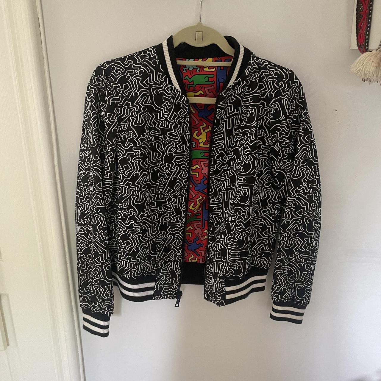 Keith Haring x Alice + Olivia Lonnie Reversible... - Depop