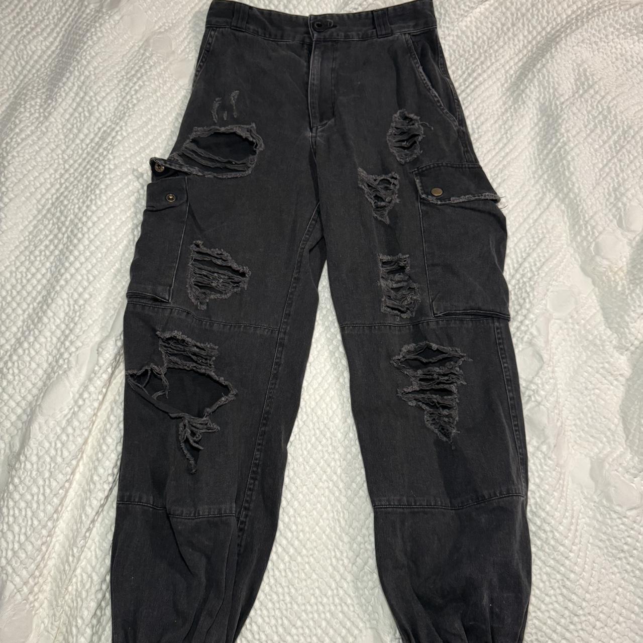 Carmar Ripped Jeans from LF with jean chain that is - Depop