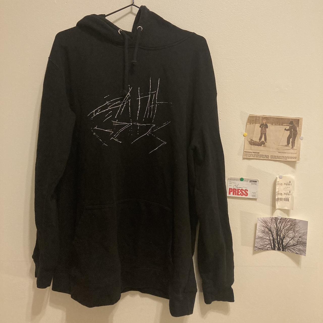 Black Death Grips hoodie size 3XL, but has shrunk in... - Depop