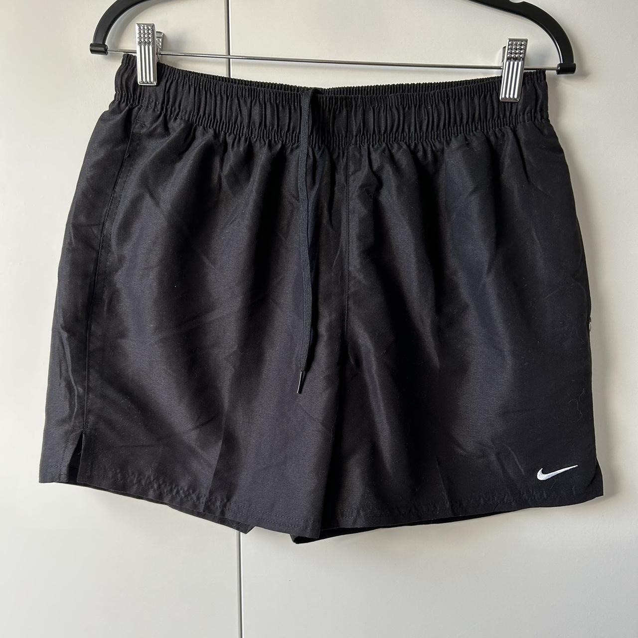 Nike Swim 5 inch Black Basic Volley Shorts Size... - Depop