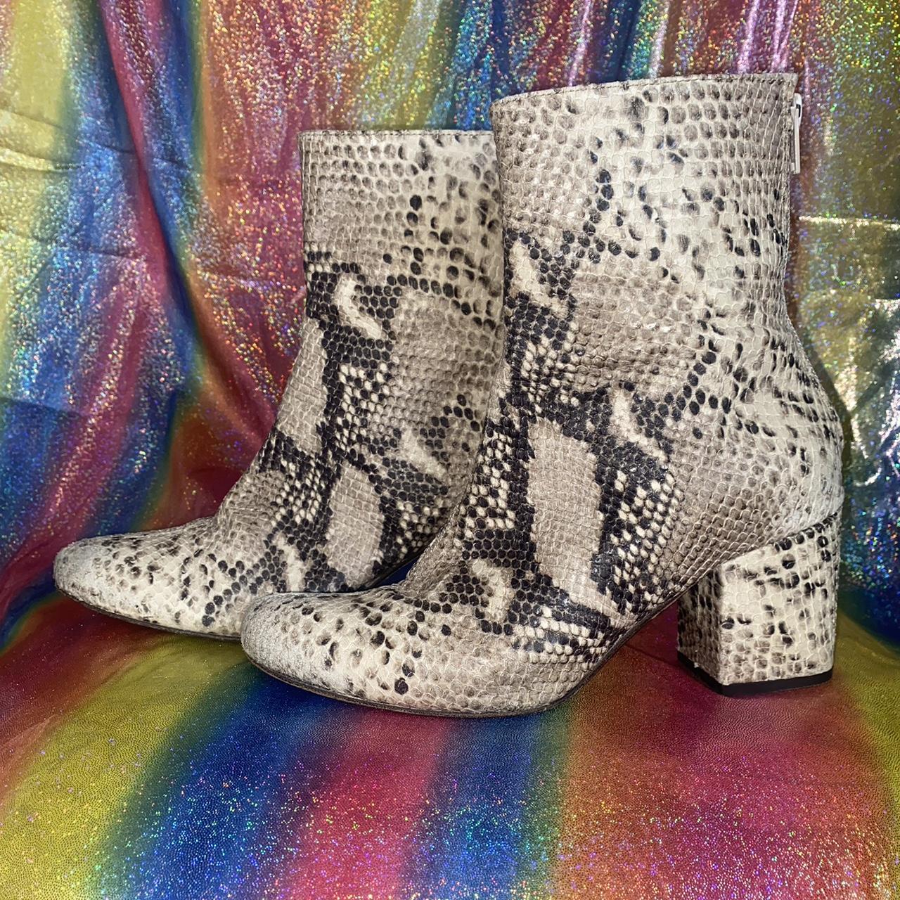 Free people snakeskin booties online