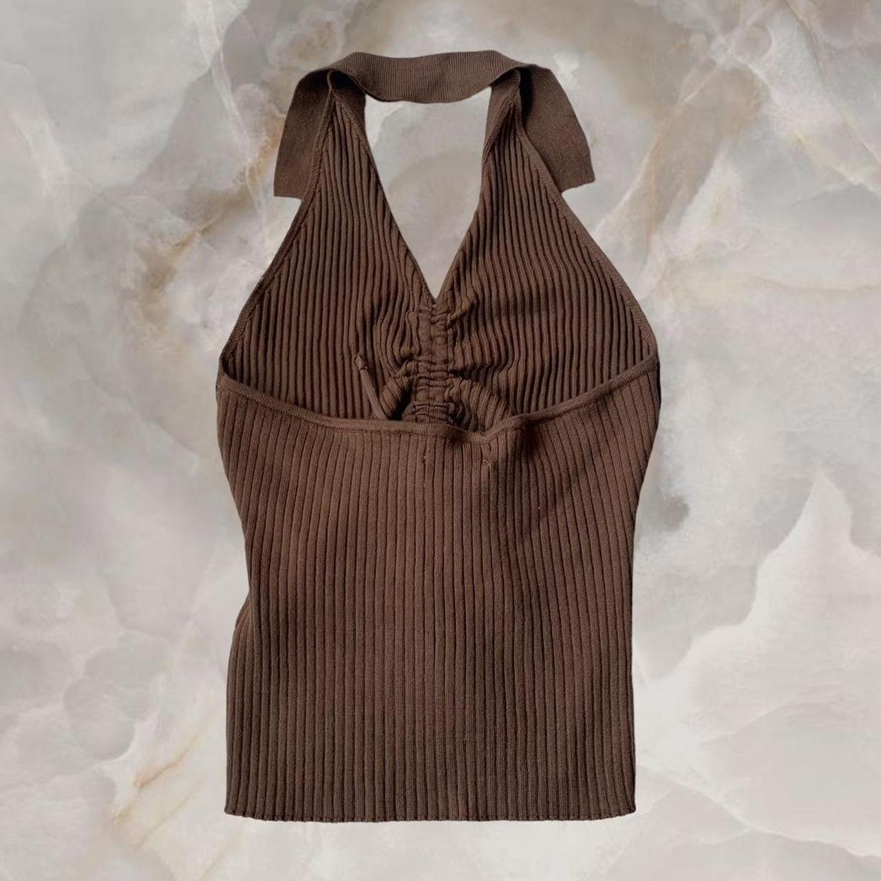 Full Circle Trends Women's Tan and Brown Vest (4)