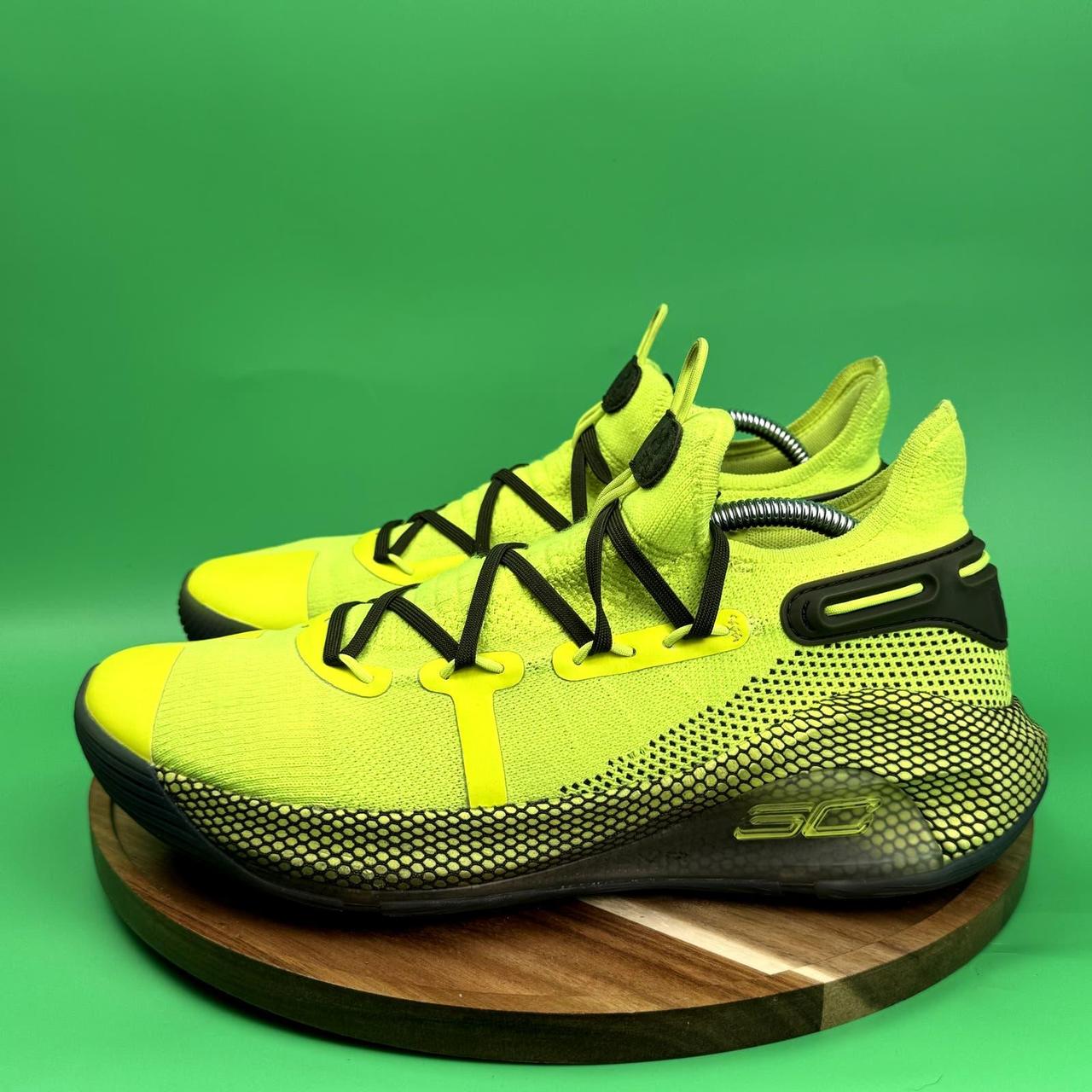 Under armour curry 6 mens deals green