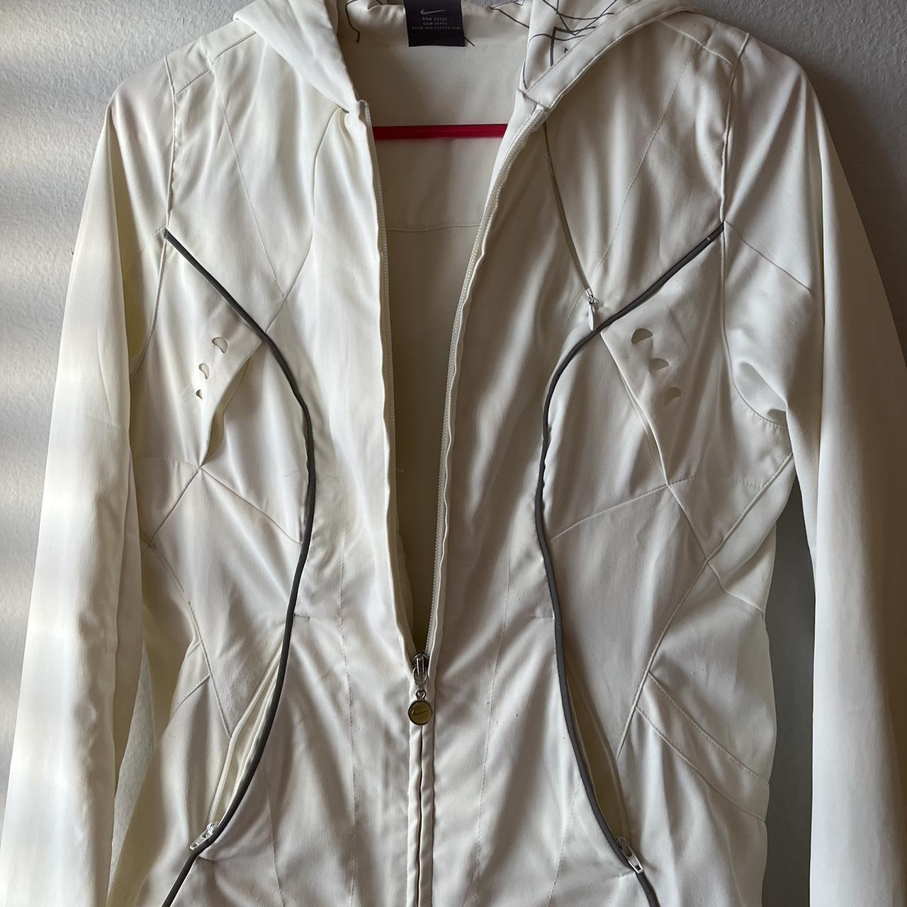womens nike windbreaker white