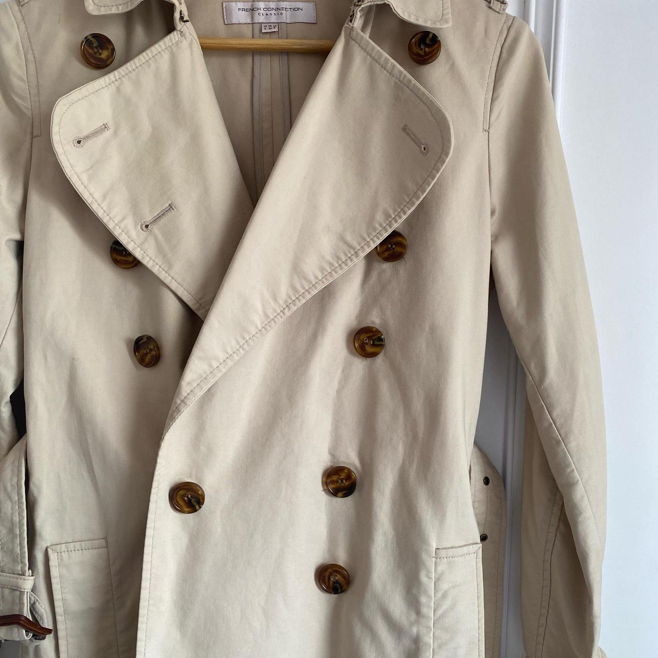 French connection cream coat best sale