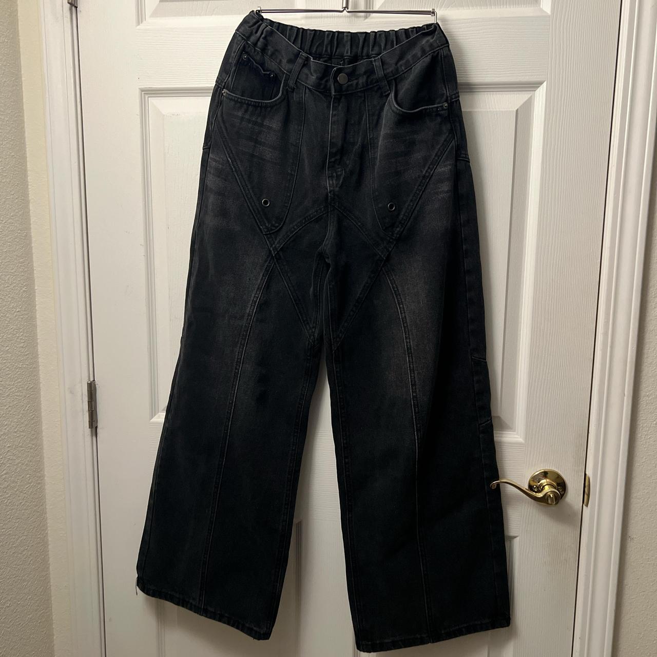 common divisor black rhombus wide leg trousers new | Depop