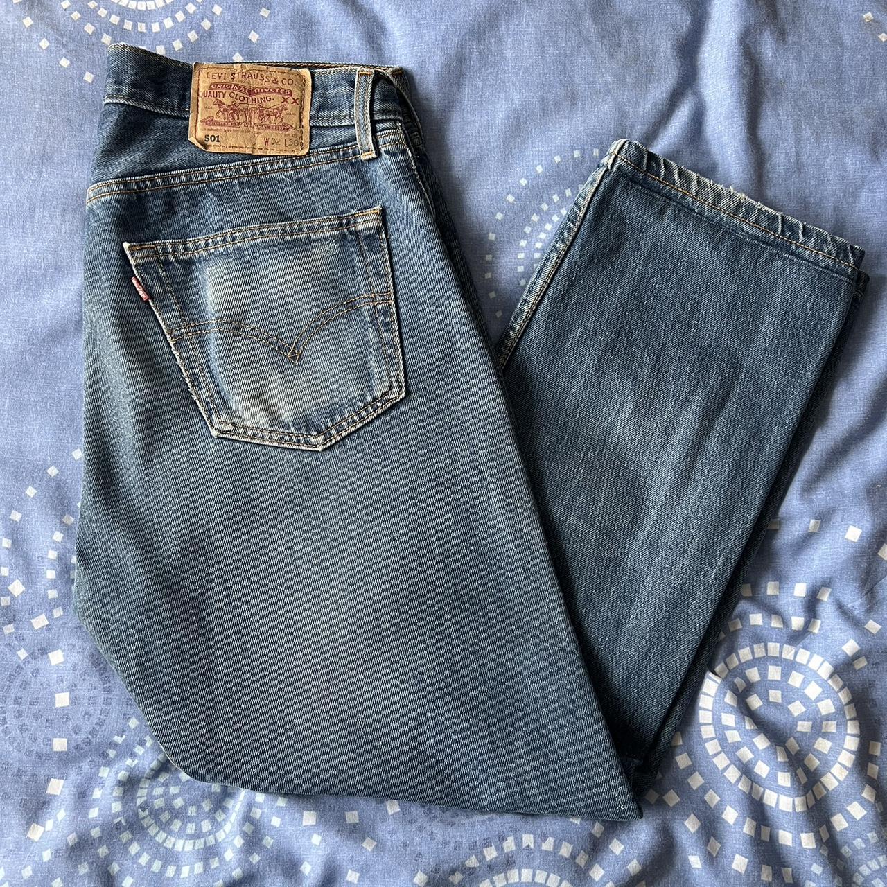 Levi’s 501 blue jeans Size: 32W 30L but has been... - Depop