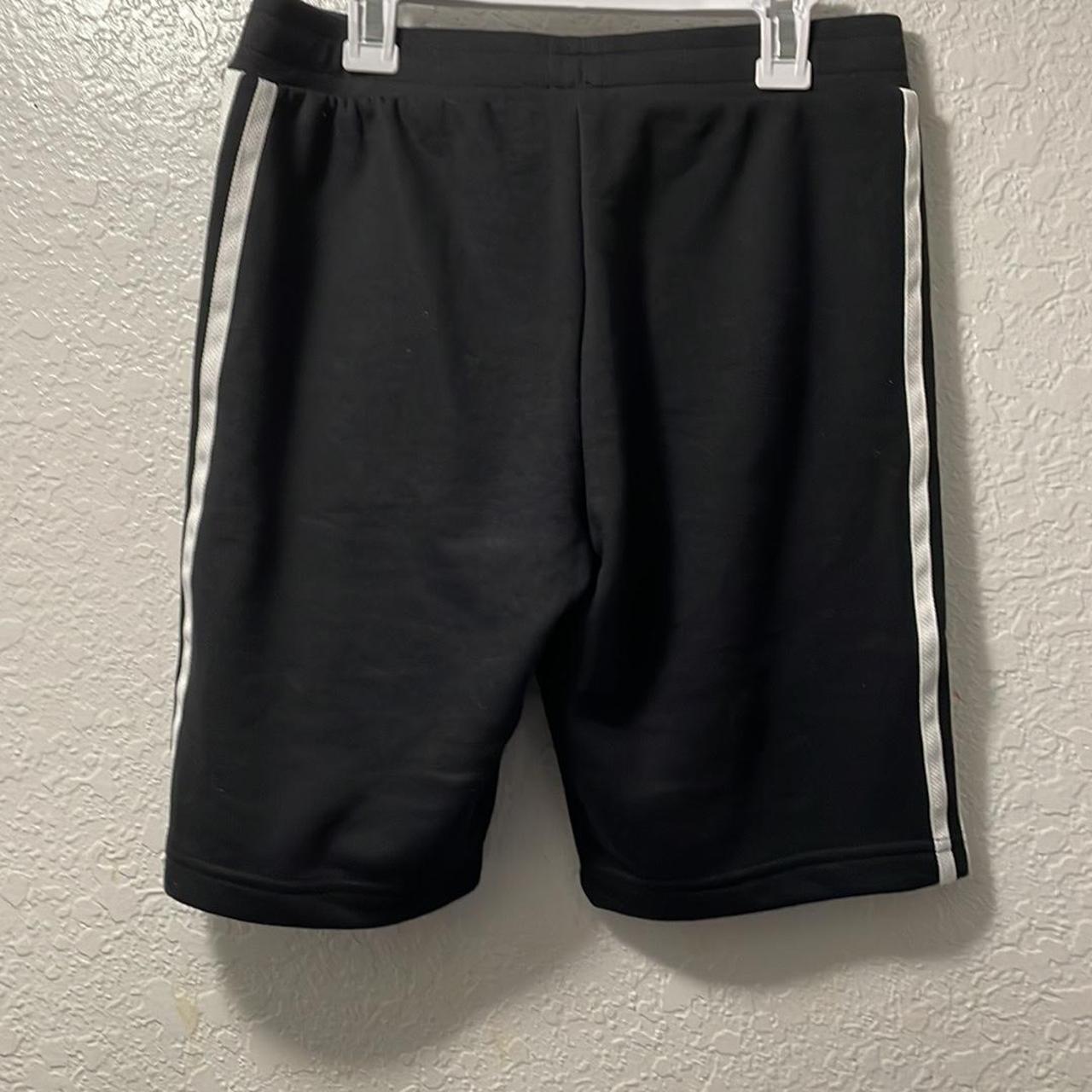 Adidas Black and White Shorts | Depop