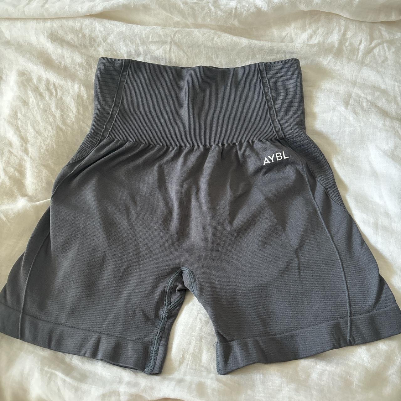 AYBL gym shorts Balance V2 seamless shorts in castle... - Depop