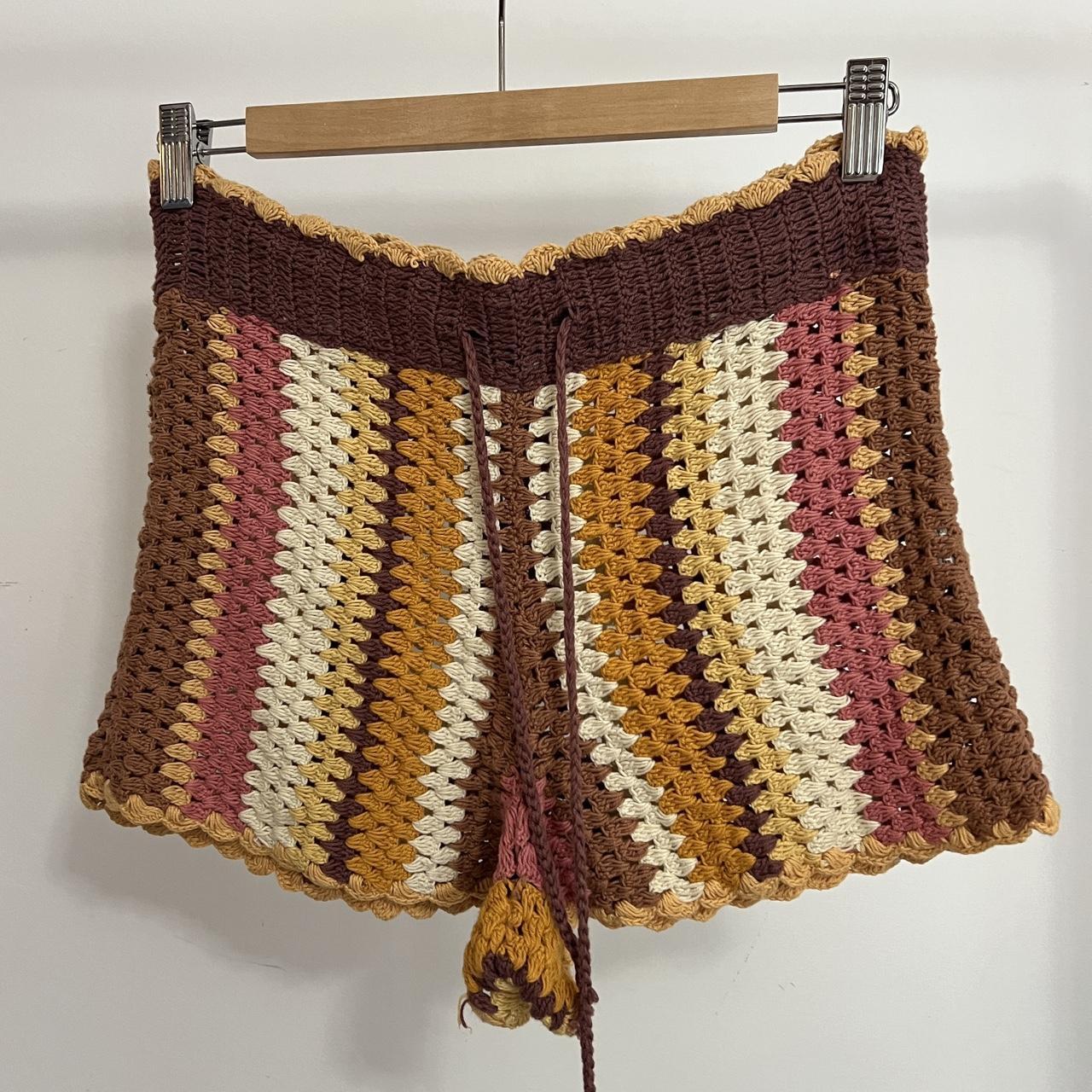 Zara crochet shorts 💛 Size small Depop