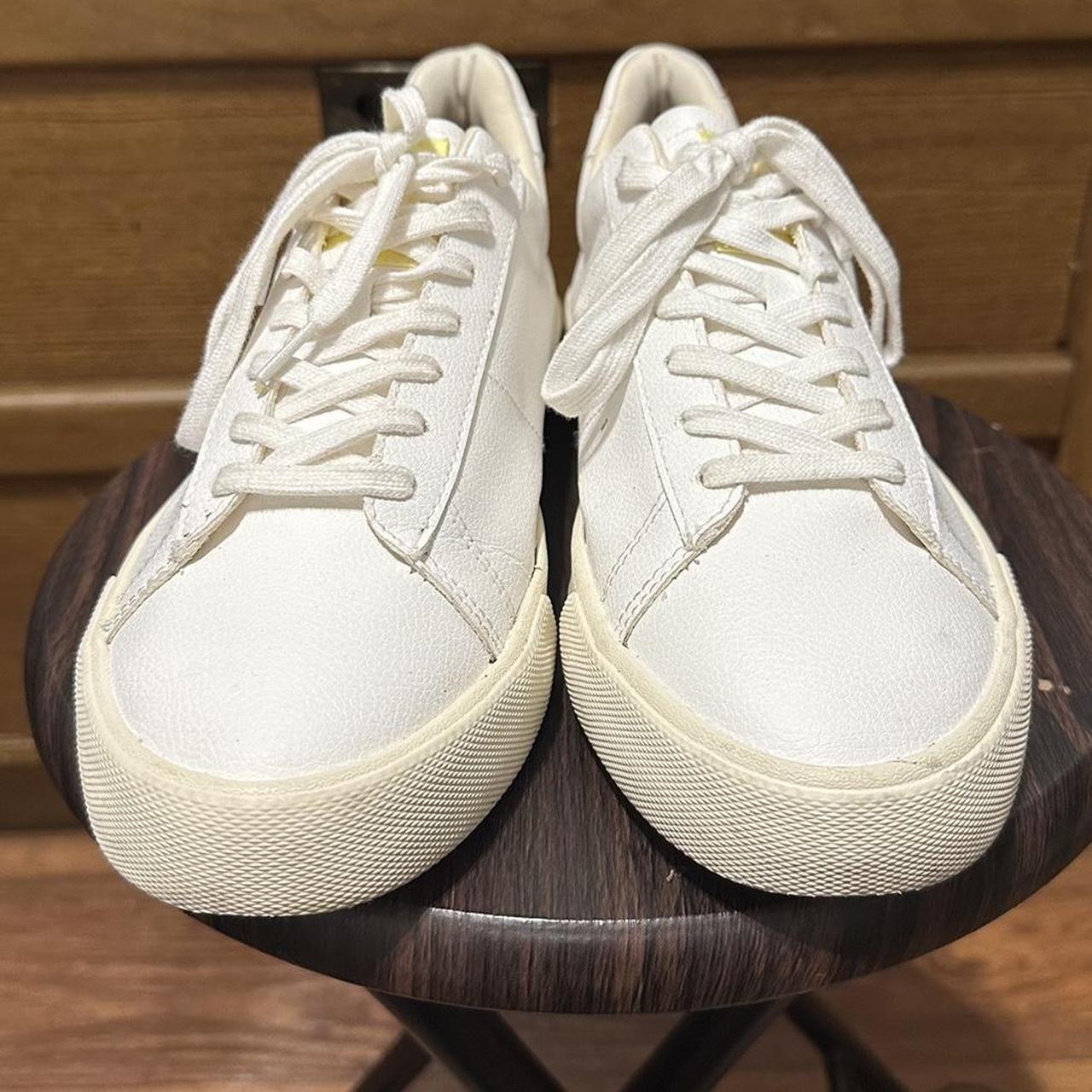 Rhuigi x Zara All white tennis shoes Crispy pair... - Depop