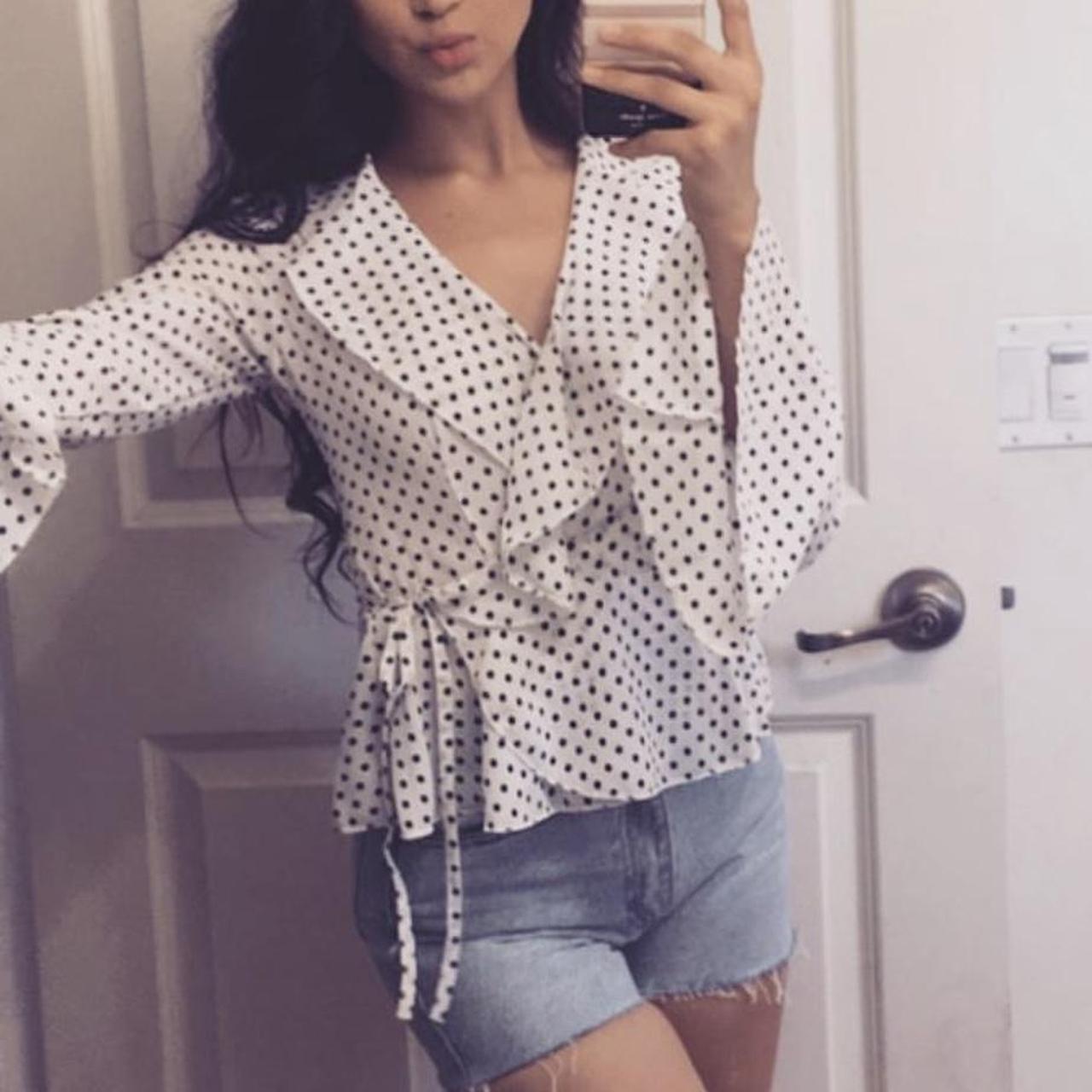 Pretty little thing hot sale polka dot top