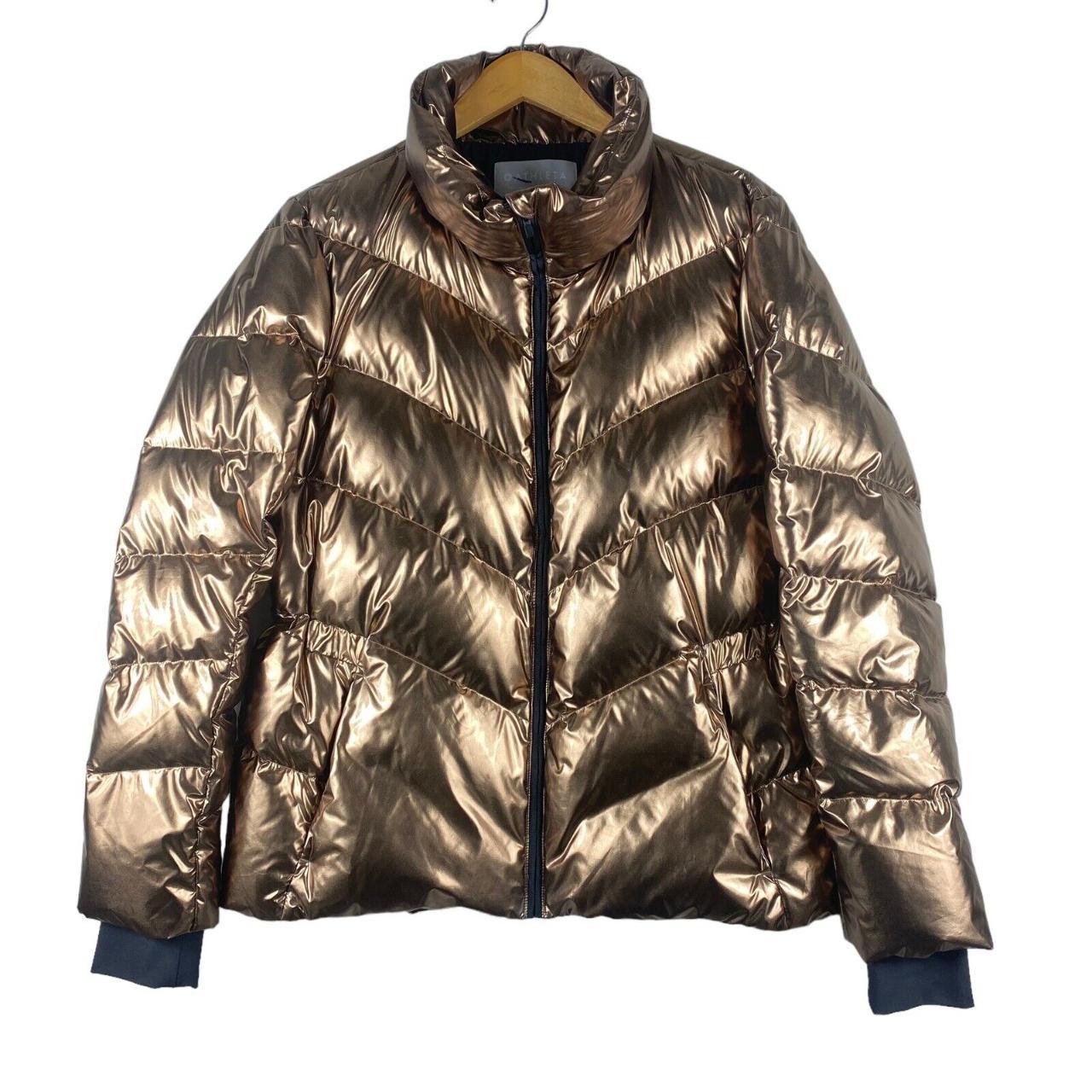 Athleta lofty metallic store down jacket