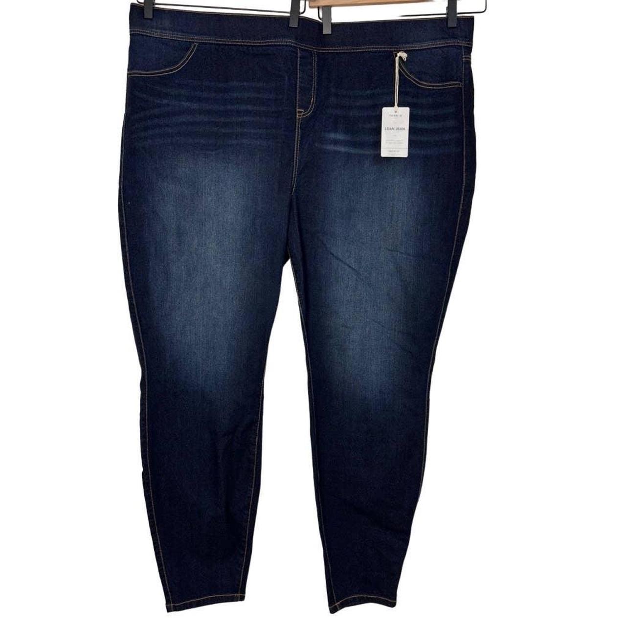 Lean Jean Straight Super Soft High-Rise Jean Size 5X - Depop