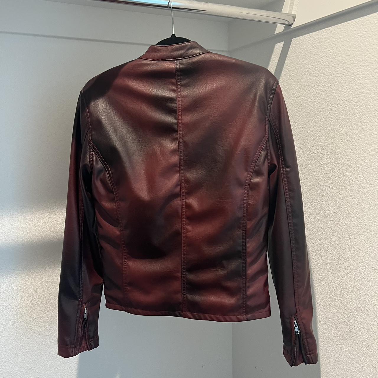 Jaded London OXBLOOD PISTON UNISEX - Faux leather jacket - oxblood