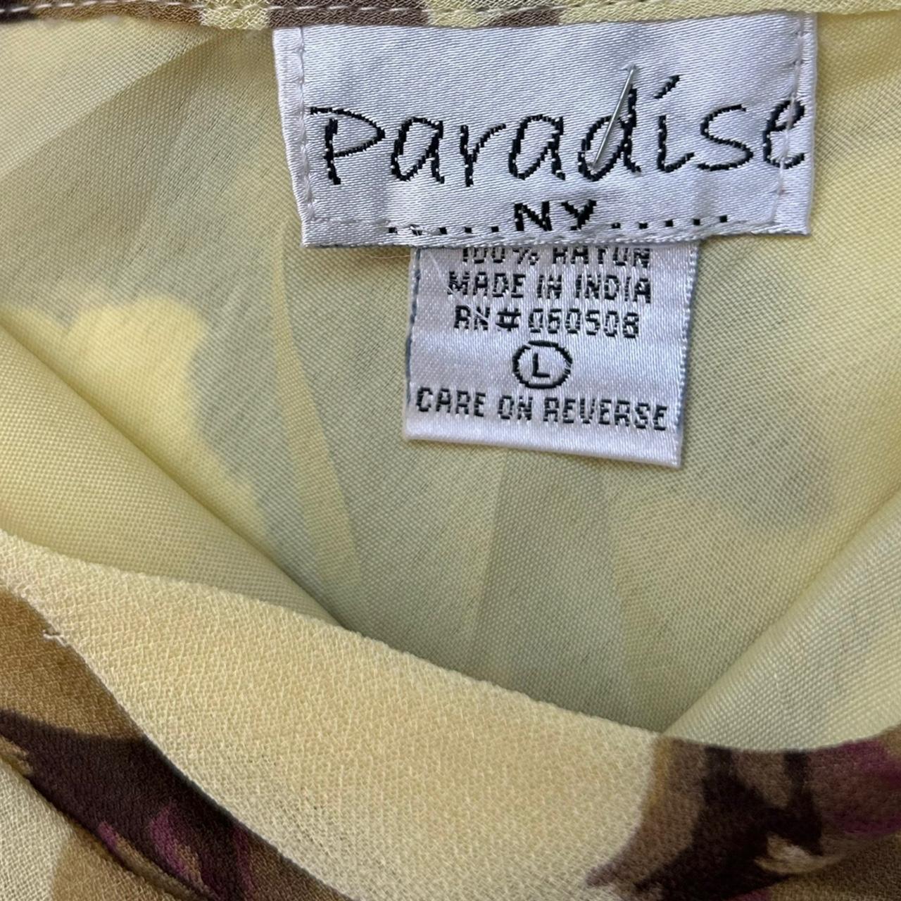 Paradise NY Yellow Cowl Neck Dress About The Item:... - Depop