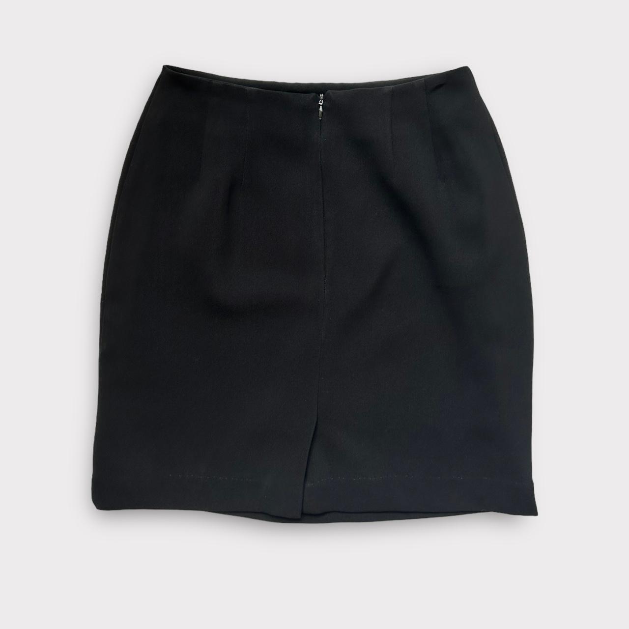 Early 00s Alia Black Mini Skirt About The Item:... - Depop